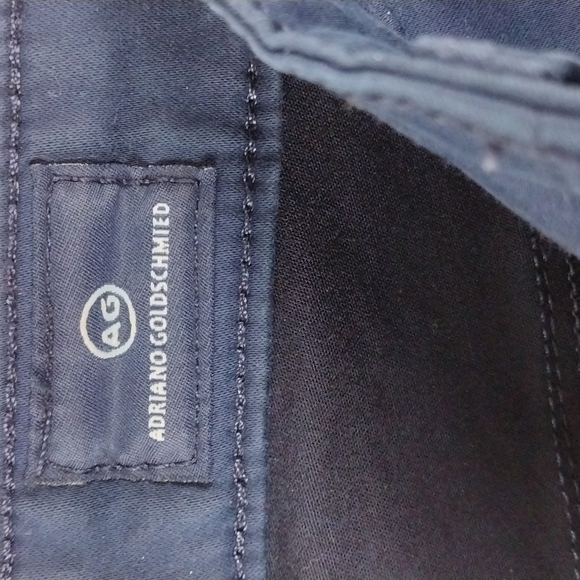 AG Adriano Goldschmied The Prima Mid Rise Cigarette Five Pocket Dark Blue Jean - Picture 6 of 12